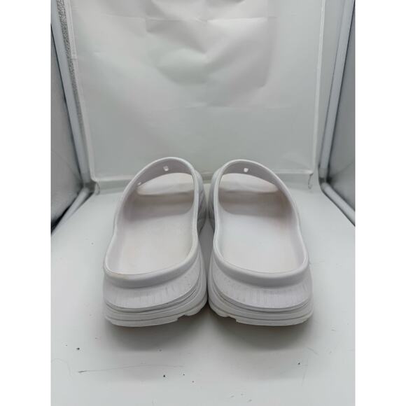 Hoka Ora Recovery Slide White Men's 10 Women's 12 Slip On Sandal - Picture 4 of 7